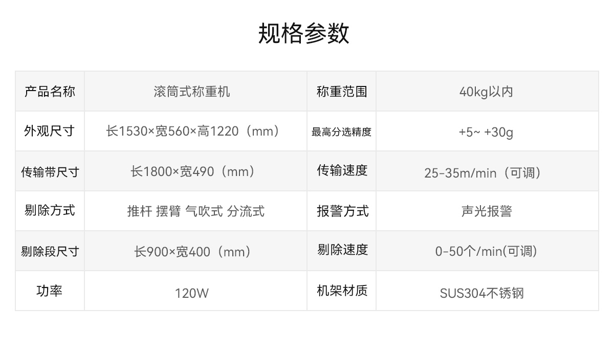 AS-6440高精度称重机技术参数